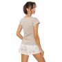 Pijama de algodón con short para mujer - Sandi short - 4