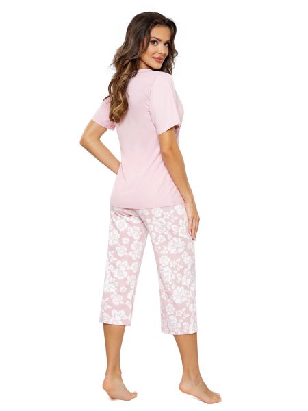 Pijama de algodón con pantalón 3/4 - Rosalia 3/4 - 3