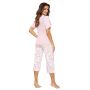 Pijama de algodón con pantalón 3/4 - Rosalia 3/4 - 4