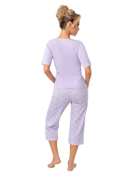 Pijama de mujer con pantalón 3/4 - Fiorella 3/4 - 2
