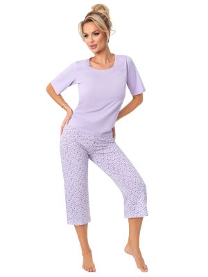 Pijama de mujer con pantalón 3/4 - Fiorella 3/4