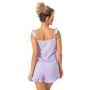 Pijama de mujer de algodón sin tirantes - Fiorella top - 3