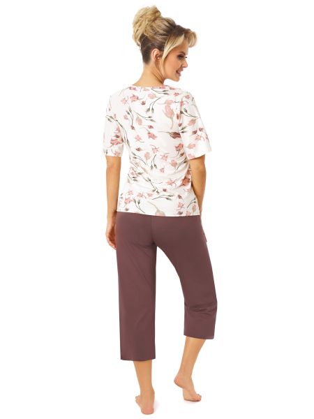 Pijama 3/4 de viscosa para mujer - Amaris 3/4 - 3