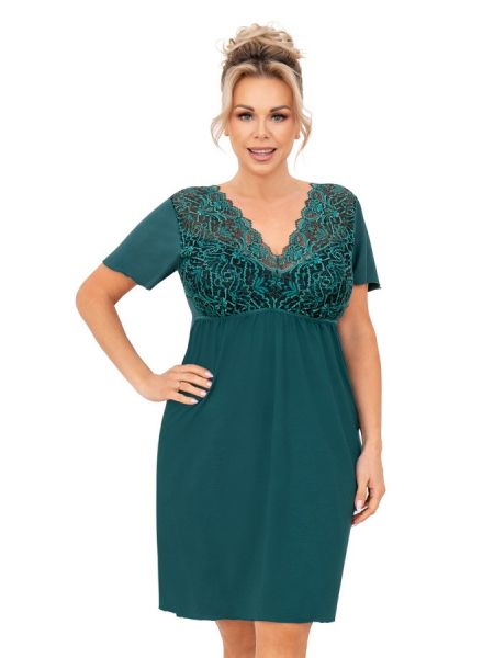Camisón de señora - Melania verde talla grande