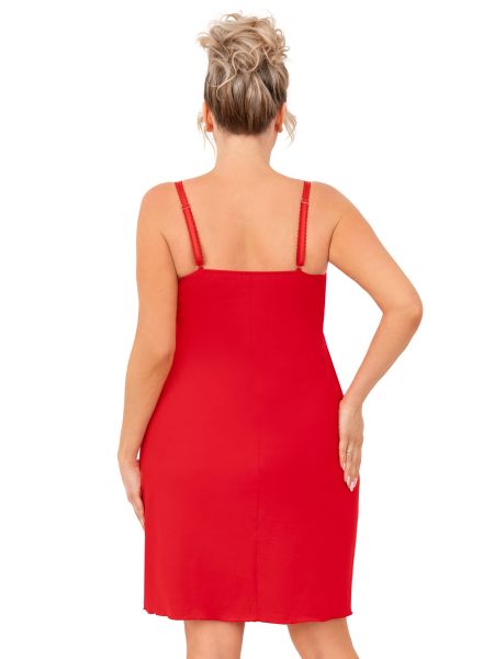 Camisón sexy tallas grandes - Sylvia tallas grandes rojo - 3