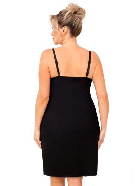 Camisón talla grande sexy - Sylvia talla grande negro - 2