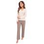 Pijama de mujer pantalón largo - Daphne largo beige - 3
