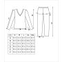 Pijama de mujer pantalón largo - Daphne largo beige - 5