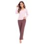 Pijama de señora pantalón largo - Daphne largo rosa - 4