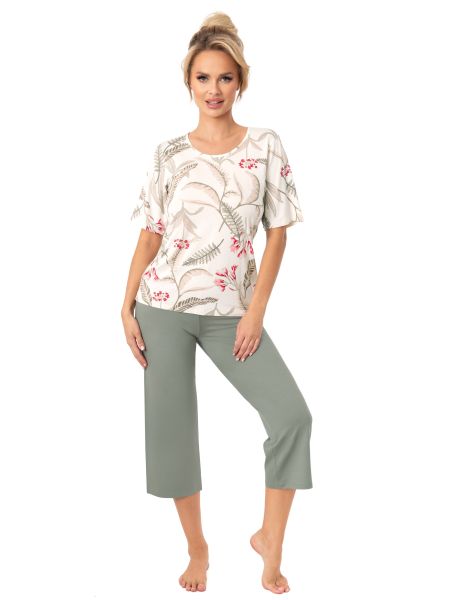 Pijama de mujer pantalón 3/4 - Michelle 3/4 - 2