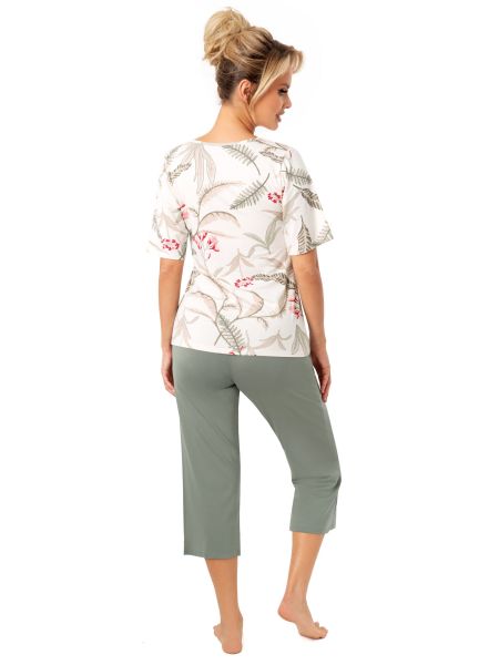 Pijama de mujer pantalón 3/4 - Michelle 3/4 - 3