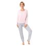 Pijama de algodón con pantalón largo - Bunny long pink - 4