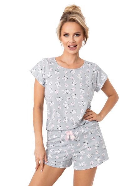 Pijama de algodón para mujer con pantalón corto - Bunny short - 2