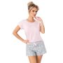Pijama de manga corta para mujer - Bunny short rosa - 4