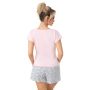 Pijama de manga corta para mujer - Bunny short rosa - 5