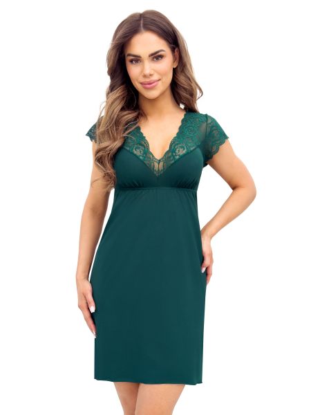 Camisa elegante con encaje - Ivana green - 2