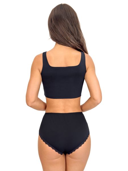 Braguitas de algodón para mujer - 251 negro - 3