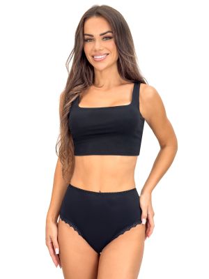 Braguitas de algodón para mujer - 251 negro