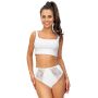 Braguitas de talle alto para mujer full - 246 blanco - 2