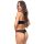 Tanga de encaje negro - 245 negro