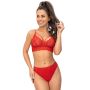 Sujetador suave de encaje - 245 rojo - 4