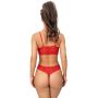 Sujetador suave de encaje - 245 rojo - 5