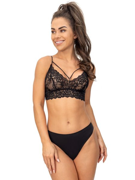 Sujetador suave de encaje - 245 negro - 3