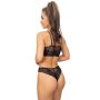Top de encaje sin tirantes - 244 negro - 5