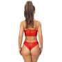 Top sexy de encaje - 244 rojo - 4