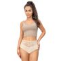Braga de algodón de cintura alta - 243 beige - 3