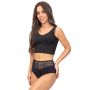 Braguitas de algodón, tiro alto - 243 negro - 3