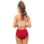 Braguita de bikini confort de cintura alta - 239 burdeos - 4