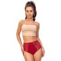 Braguita de bikini confort de cintura alta - 239 burdeos - 2