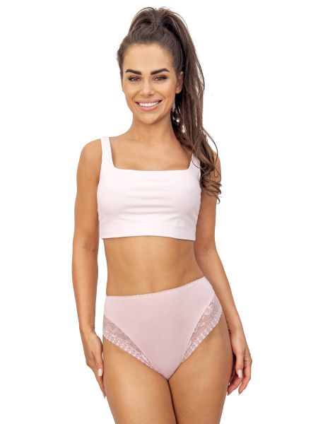 Braga cornalina de cintura alta - 235 rosa