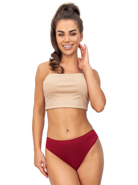 Braga de mujer con espalda de encaje - 233 burdeos - 3