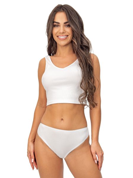 Braga cómoda de mujer con encaje - 233 crudo