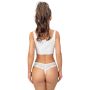 Tanga de encaje blanco - 230 blanco - 5