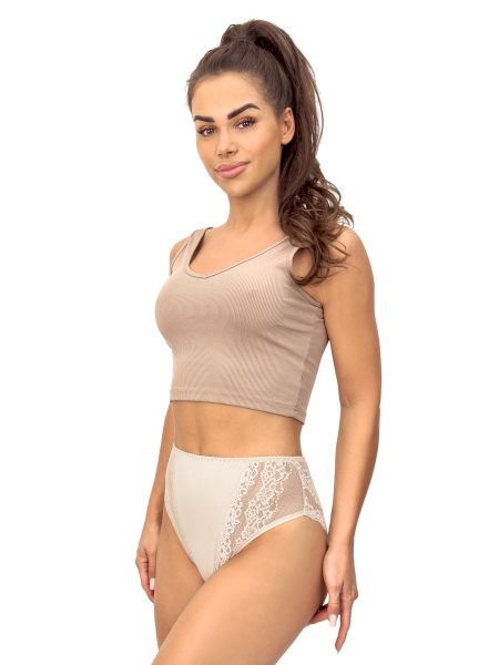 Slip de cintura alta beige - 228 beige - 2
