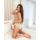 Braga de encaje beige para mujer - 216 beige