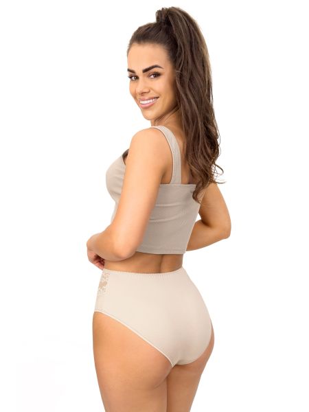 Braga de cintura alta beige - 213 beige - 3