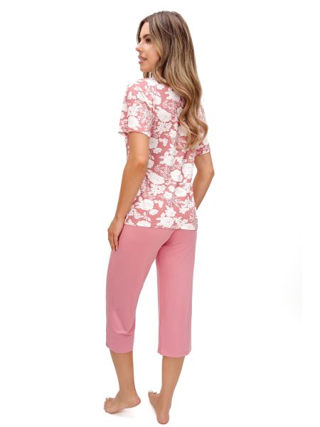Pijama de mujer con pantalones 3/4 - Tina 3/4 - 3