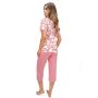 Pijama de mujer con pantalones 3/4 - Tina 3/4 - 4