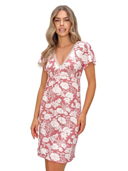 Camisón de mujer con estampado floral - Tina - 3