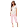 Pijama de algodón con pantalones 3/4 - Emilia 3/4 - 4