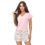 Pijama de algodón con pantalones cortos - Emilia short - 3