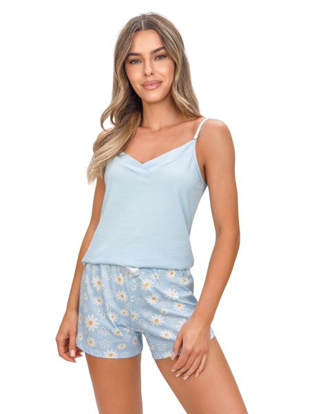 Pijama de algodón con tirantes - Top Margaret - 2