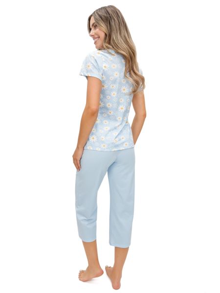 Pijama de algodón con pantalones 3/4 - Margaret 3/4 - 3