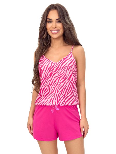 Pijama de algodón con tirantes - Top Zebra - 3