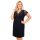 Camisón negro de viscosa - Sonia talla grande negro