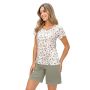 Pijama de mujer con estampado floral - Melisa 1/2 - 3
